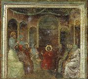 GIOTTO di Bondone Christ among the Doctors oil painting
